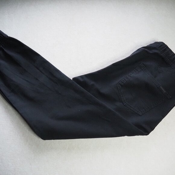 Levi's Denizen Men's Black Jogger Pants Size L / W36 L28 Elastic Drawstring - Picture 2 of 10